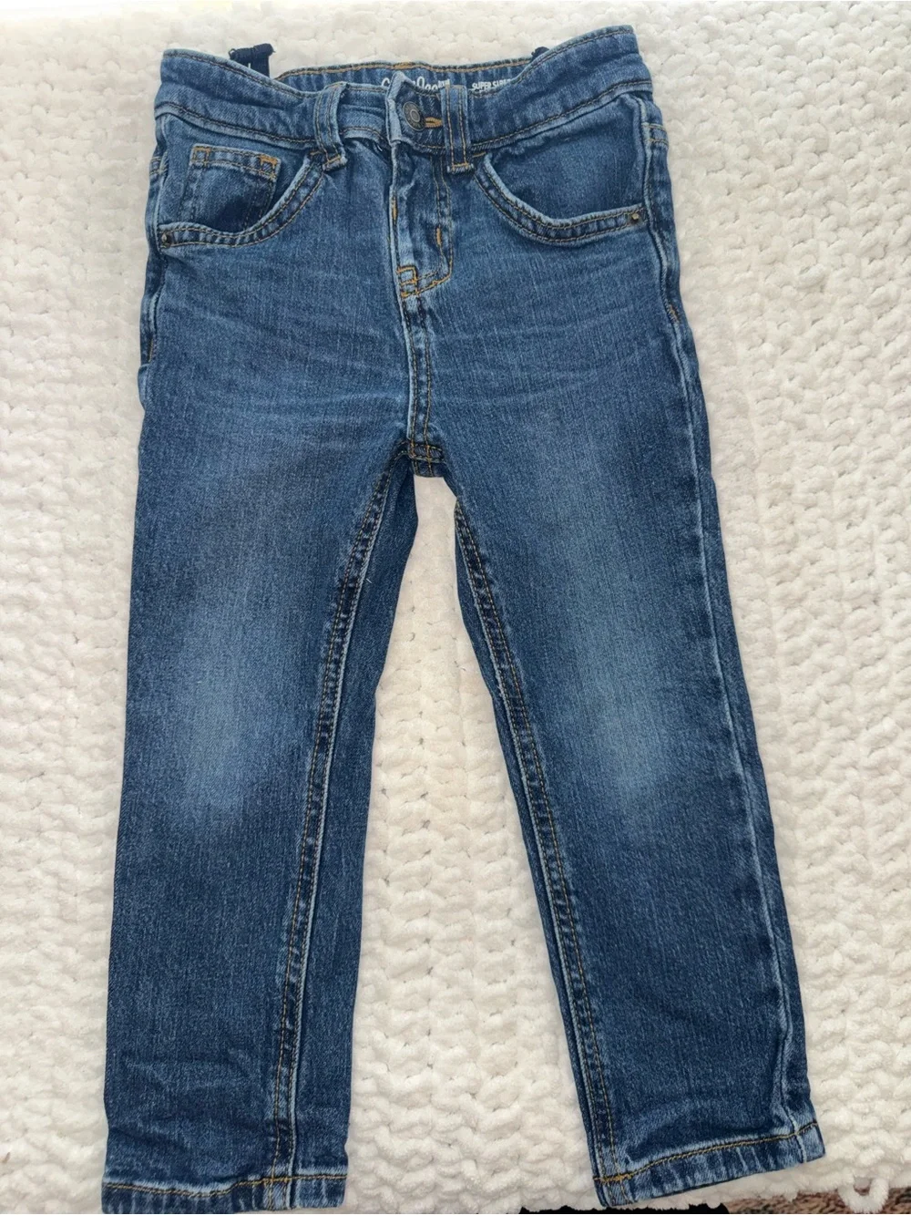Cat & Jack Slim Straight Dark Blue Jeans